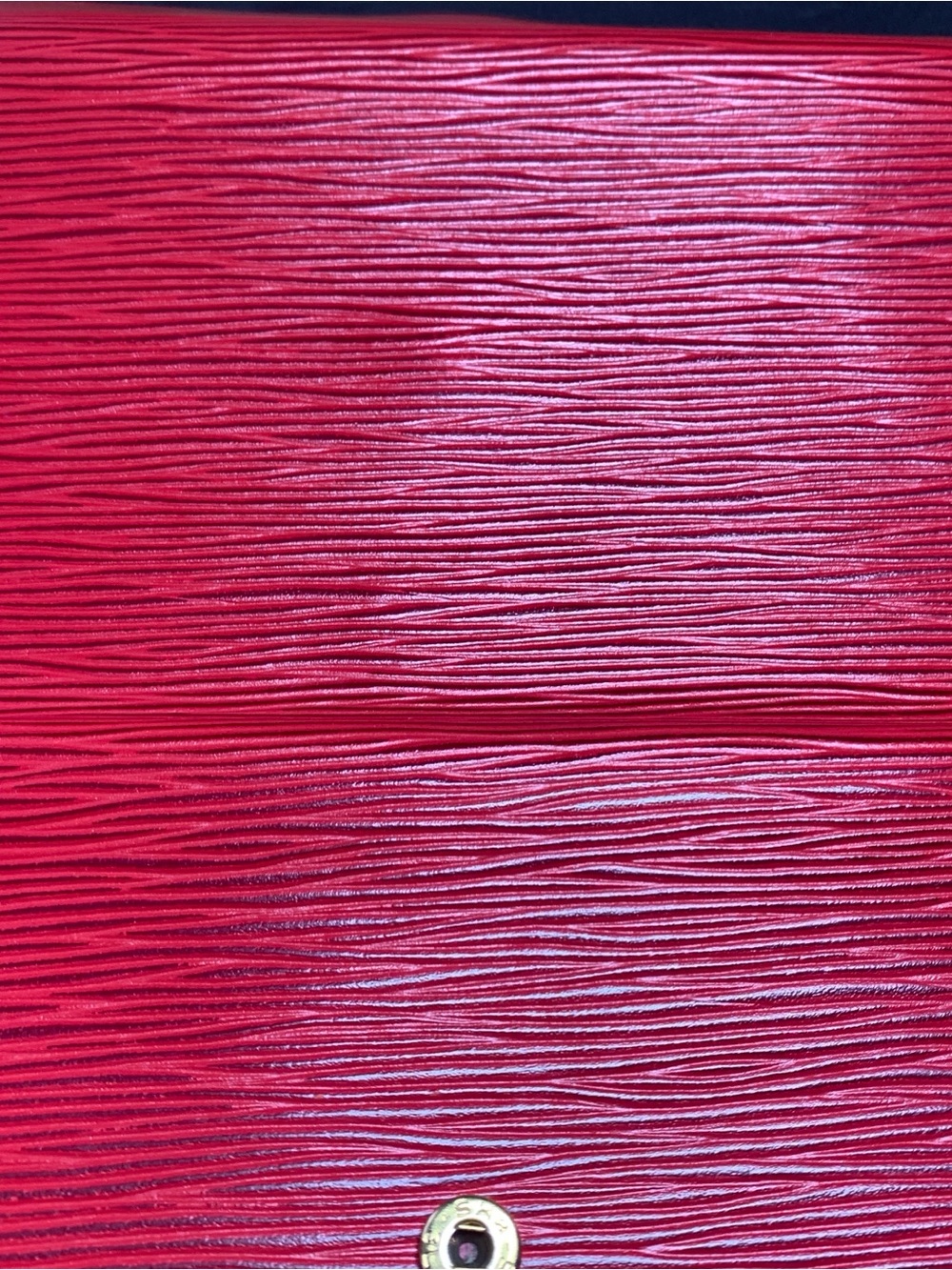 Louis Vuitton Red Textured Epi Leather Long Wallet - Picture 10 of 17